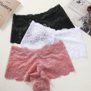 3 Piezas Ropa Interior De Encaje Con Forma De Triangulo Para Mujeres