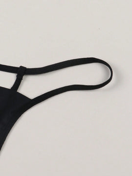 Tanga Sexy Impresa Para Damas Con Entrepierna Abierta