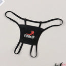 Tanga Sexy Impresa Para Damas Con Entrepierna Abierta