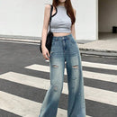 DAZY Jeans Rasgados Casuales Y2k Para Mujer