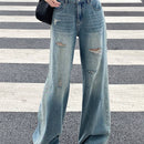DAZY Jeans Rasgados Casuales Y2k Para Mujer