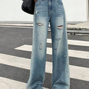 DAZY Jeans Rasgados Casuales Y2k Para Mujer