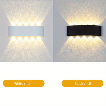 Aplique de pared LED moderno PIBAOGU, 10W, 85-265V, luz ambiental cálida con regulación de intensidad, ideal para dormitorio, sala de estar u oficina, aplique moderno para pared, luz regulable, apliques para sala