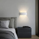 Aplique de pared LED moderno PIBAOGU, 10W, 85-265V, luz ambiental cálida con regulación de intensidad, ideal para dormitorio, sala de estar u oficina, aplique moderno para pared, luz regulable, apliques para sala