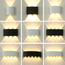 Linterna de Pared LED Moderna IP55 Impermeable ABS 85-265V Fácil Instalación, Luz de Pared Arriba y Abajo para Salas Dormitorios Pasillos Escaleras Cocinas Baños Restaurantes Porches