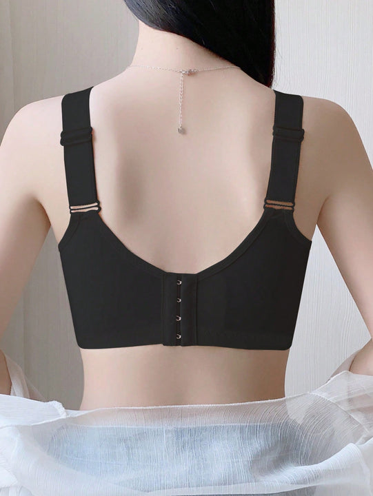 Sujetador Sin Alambre Push-up Para Mujer, Previene La Flacidez Y Junta Hacia El Centro