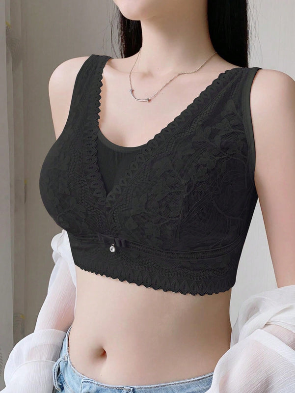 Sujetador Sin Alambre Push-up Para Mujer, Previene La Flacidez Y Junta Hacia El Centro