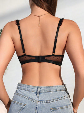 Sujetador De Malla Sexy Para Mujer