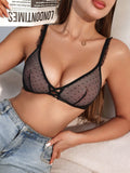 Sujetador De Malla Sexy Para Mujer