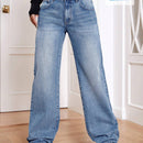 EZwear Jeans Rectos De Cremallera Y Bolsillos Coolmax
