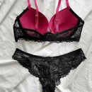 Nina Bonheur Conjunto De 2 Piezas De Bragas Y Sujetador De Contorno Juvenil Y Encaje Con Ajuste Comodo (talla S Y Boton Ajustable)