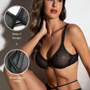 Wingslove Sujetador Con Aros Transparentes