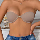 Sujetador Push-up Invisible De Cierre Frontal Y Liso