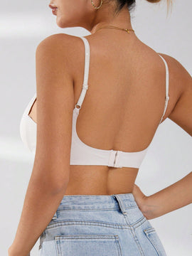 Sujetador para mujer concentrado push-up, sin copas, sin costura, comodo, ajustado y liviano