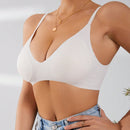 Sujetador para mujer concentrado push-up, sin copas, sin costura, comodo, ajustado y liviano