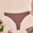 Paquete De 3 Tangas Sin Costuras Para Mujeres Para Deportes, Fitness Y Correr, De Baja Altura, Con Borde Ondulado Fresco Y Transpirable Y De Pantalones De Seda De Hielo