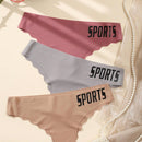 Conjunto de 3 bragas sin costuras de seda de hielo comodas para mujeres