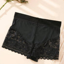 3 Piezas Panty Corto De Cintura Alta De Encaje Floral