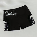 Shorts Hipster Ajustados Con Estampado De Letras