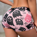 Boxers Con Estampado De Patron De Fantasmas Caricaturizados