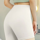 1 pieza Falda de pantalon de seguridad de seda de leche, diseno sin costuras 2 en 1 para mujeres, antiexposicion con entrepierna de doble capa blindada