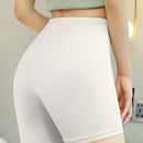1 pieza Falda de pantalon de seguridad de seda de leche, diseno sin costuras 2 en 1 para mujeres, antiexposicion con entrepierna de doble capa blindada