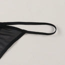 Tanga Para Mujeres Sexy De Malla Transpirable Con Patron De Letras