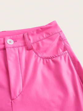 Unity Pantalones Largos De Mujer De Color Solido Ajustados