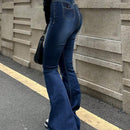 Pantalones ajustados acampanados para mujer para primavera y verano