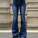 Pantalones ajustados acampanados para mujer para primavera y verano