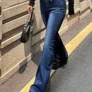 Pantalones ajustados acampanados para mujer para primavera y verano