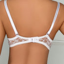 Sujetador Push-up De Encaje Para Mujer Con Decoracion De Diamantes De Imitacion Y Aro