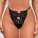 Calzones Sexy Con Encaje Tipo Tanga Para Mujeres (con Cobertura Inferior)