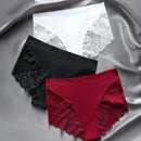 Calzones Triangulares Sexy De Encaje Con Parches