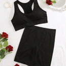 2 Piezas/set De Ropa Interior Moldeadora Sin Costuras Para Mujeres En unicolor