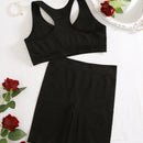 2 Piezas/set De Ropa Interior Moldeadora Sin Costuras Para Mujeres En unicolor