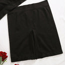 2 Piezas/set De Ropa Interior Moldeadora Sin Costuras Para Mujeres En unicolor