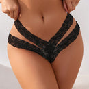 Tanga Sexy De Encaje Decorativo Para Mujeres