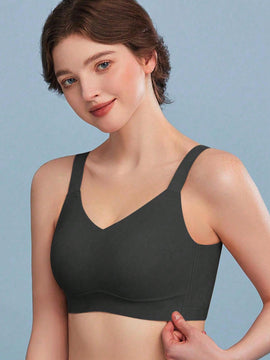 Comodo Sin Anillo De Acero Para Deportes/dormir/yoga/correr, Transpirabe/antiarrugas, Estilo Delgado, Adecuado Para Pechos Grandes Y Pequenos
