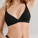 Leisure Sujetador Sexy Negro Sencillo Para Mujer