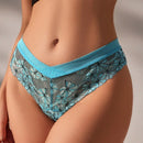 Tanga Bordada De Cintura Cruzada Para Mujer