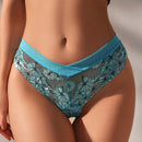 Tanga Bordada De Cintura Cruzada Para Mujer