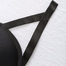 2 Piezas Sujetador Sin Tirantes Solido, Comodo Sujetador Push Up Estiramiento Invisible, Lenceria Y Ropa Interior Para Mujer