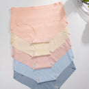 5 Piezas Conjunto De Bragas De Triangulo Comodas Sin Costuras Para Mujeres Con Adhesivo Para Transpirabilidad