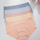 5 Piezas Conjunto De Bragas De Triangulo Comodas Sin Costuras Para Mujeres Con Adhesivo Para Transpirabilidad