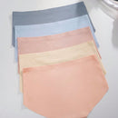5 Piezas Conjunto De Bragas De Triangulo Comodas Sin Costuras Para Mujeres Con Adhesivo Para Transpirabilidad