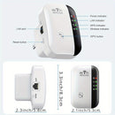 Amplificador de señal WiFi para extender hasta 2640 pies cuadrados, última generación, repetidor de Internet inalámbrico, amplificador de largo alcance con puerto Ethernet, punto de acceso, configuración de 1 toque, compatible con Alexa N300 100g 2871259