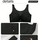 Sujetador Para Mujer Tipo Fina, Push Up, Anti-caida, Moldeado Lateral Sin Cables Que Levanta Y Reduce Los Pechos Grandes