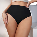 Mujeres unicolor Tanga De Cintura Alta Con Envoltura Inferior Del Bikini