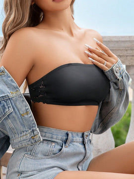 Sujetador Sin Tirantes Ni Aros Para Mujeres, Pieza Unica